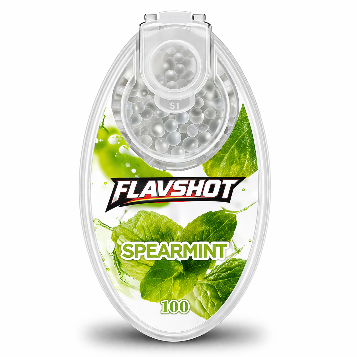 Flavshot Spearmint 100 | Frisse Smaakcapsules voor Sigaretten